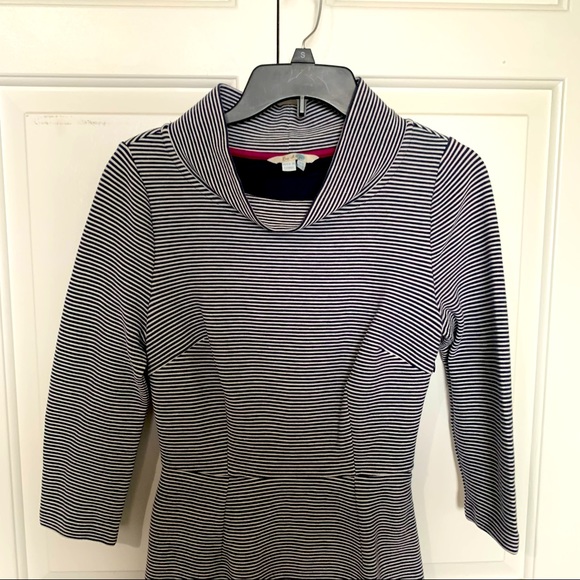 Boden women’s stripe dress; 4L; worn but in excellent condition; comfortable - Picture 1 of 5